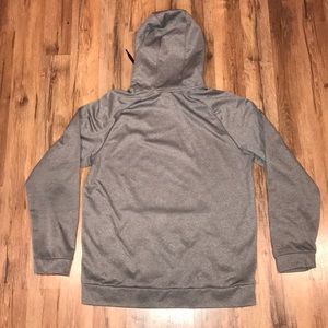 Gray Nike Dri-Fit pullover hoodie
